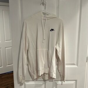 White Nike hoodie